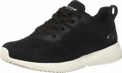 Picture of Skechers womens Bobs Squad - Tough Talk Sneakers, Black, 7 US - Size: 7