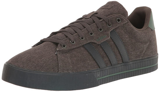 Picture of adidas Men's Daily 3.0 Skate Shoe, Shadow Olive/Carbon/Green Oxide, 10 - Size: 10