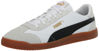 Picture of PUMA Mens Club 5v5 Sneaker, PUMA Mens White-PUMA Mens Black-Feather Gray, 8.5 - Size: 8.5