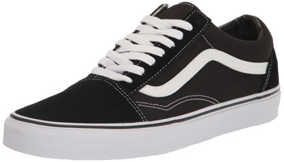 Picture of Vans Unisex Old Skool Black/White Skate Shoe 5.5 Men US / 7 Women US - Size: 7