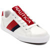 Picture of Nautica Women Fashion Sneaker Casual Tennis Shoes -Steam Lace-Up- Slip On-Steam Tape-Red Tape Size-8 - Size: 8