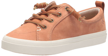 Picture of Sperry Women's Crest Vibe PLUSHWAVE Sneaker, TAN Snake, 8.5 - Size: 8.5