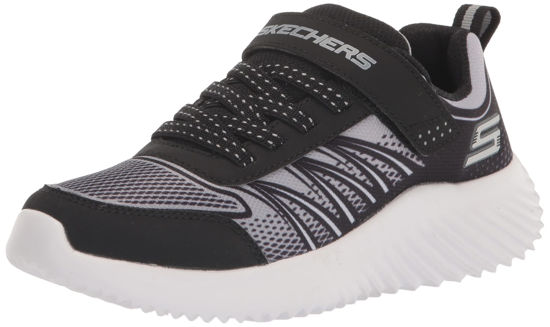 Picture of Skechers Kids Boy's Bounder-Zatic Sneaker, Black/Silver, 1.5 Little Kid - Size: 1.5 Little Kid