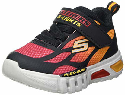 Picture of Skechers Kids boys S Lights: Flex-Glow , Black/Red , 10.5 Medium US Little Kid - Size: 10.5 Little Kid