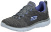 Picture of Skechers Women's Summits-Quick Getaway Sneaker, Charcoal/Purple, 11 W US - Size: 11 Wide