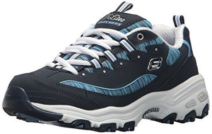 Picture of Skechers Sport Women's Dlites Interlude Sneaker,navy blue-50,7 M US - Size: 7