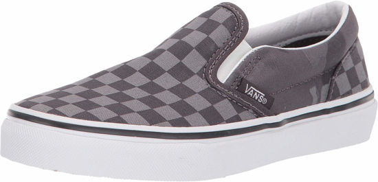 Picture of Vans Kids Tonal Checkerboard Slip-On (Obsidian/Camo) Size 11 - Size: 11 Little Kid