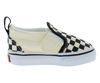 Picture of Vans Toddler's Slip On V, (Checkerboard) Bkack/Off White, Size 6.5 Toddler - Size: 6.5 Toddler