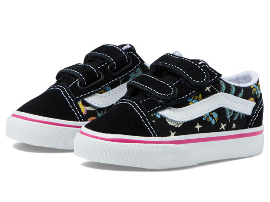 Picture of Old Skool V Floral Black Toddler Size: 4 - Size: 4 Toddler