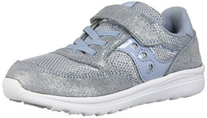 Picture of Saucony Girls' Baby Jazz Lite Sneaker, Blue Sparkle, 5.5 Medium US Toddler - Size: 5.5 Toddler