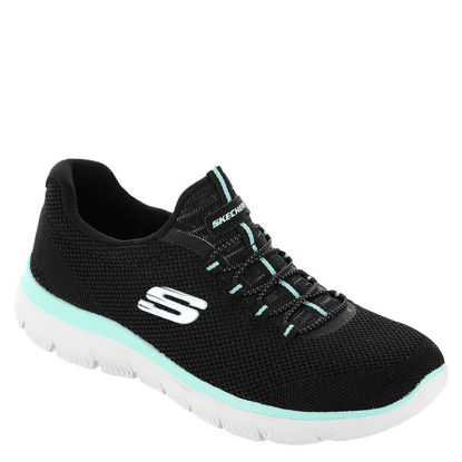 Picture of Skechers Sport SummitsCool Classic Athletic Sneaker Womens Sneaker 65 CD US BlackTurquoise - Size: 6.5 Wide