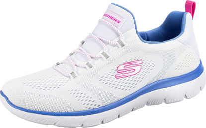 Picture of Skechers Sport Women's Women's Perfect Views Sneaker, WPWP=White Pink/White/Purple, 9 - Size: 9