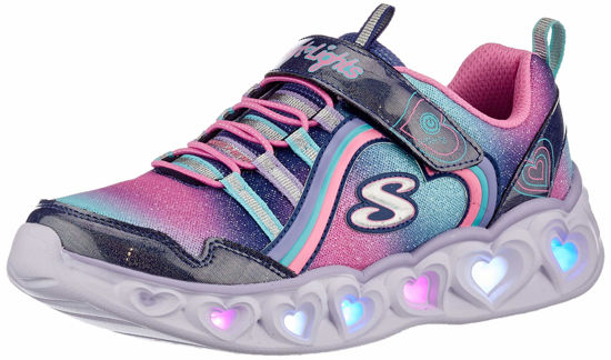 Picture of Skechers girls Heart Lights-rainbow Lux Sneaker, Navy/Multi, 1.5 Little Kid US - Size: 1.5 Little Kid