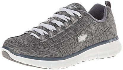 Picture of Skechers Sport Women's Synergy Spot On Wide Fashion Sneaker,Gray,7.5 W US - Size: 7.5 W US