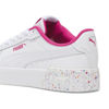 Picture of PUMA Carina Sneaker, White White Pink, 5.5 US Unisex Big Kid - Size: 5.5 Big Kid