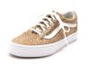 Picture of Vans Womens Old Skool Cup (Luxe Tweed) Fabric Low Top Lace Up, Tan, Size 7.5 - Size: 7.5 M US