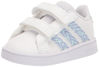 Picture of adidas Kids Grand Court Tennis Shoe, White/White/Vision Metallic, 9 US Unisex Toddler - Size: 9 Toddler