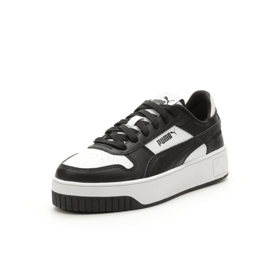 Picture of PUMA Carina Street Sneaker, White Black, 1 US Unisex Little Kid - Size: 1 Little Kid