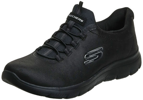 Picture of Skechers SUMMITS womens Shoes, BLACK BLACK, 37.5 EU - Size: 37.5 EU