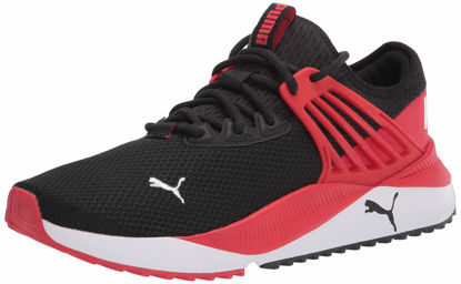 Picture of PUMA Men's Pacer Future Sneaker, Black-High Risk Red White, 10.5 - Size: 10.5