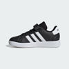 Picture of adidas Grand Court 2.0 Elastic Lace Sneaker, Black/White/Black, 1.5 US Unisex Little Kid - Size: 1.5 Little Kid