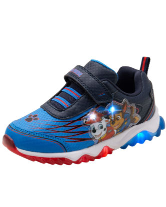 Picture of Nickelodeon Boys' Paw Patrol Sneakers - Chase and Marshall Light Up Running Shoes (Toddler/Little Kid), Size 9 Toddler, Navy Red Chase Marshall - Size: 9 Toddler