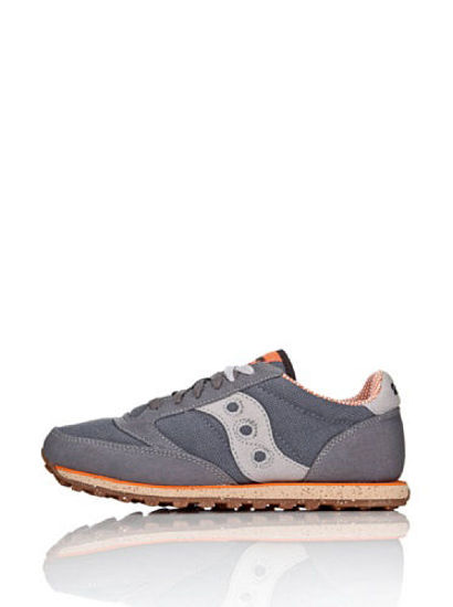 Picture of Saucony mens Jazz Low Pro Vegan Sneaker, Charcoal/Orange, 8.5 M US - Size: 8.5