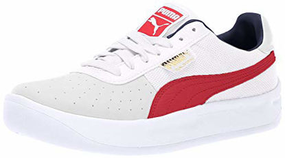 Picture of Puma California Casual Puma White/Ribbon Red/Puma White 7.5 - Size: 7.5