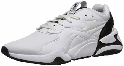 Picture of PUMA Women's NOVA Sneaker, White Black, 7 M US - Size: 7