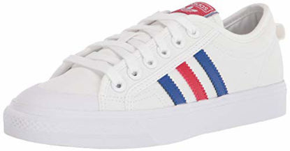 Picture of adidas Originals Men's Nizza Sneaker, White/Scarlet, 5 - Size: 5