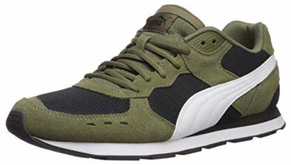 Picture of PUMA Vista Sneaker, Burnt Olive White Black, 5 M US - Size: 5