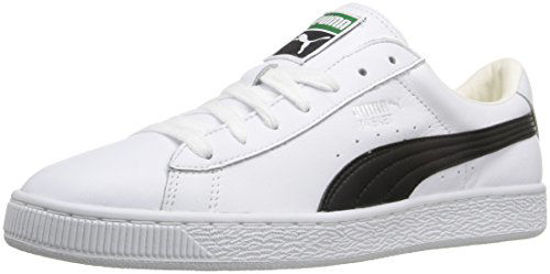 Picture of PUMA Men's Basket Classic LFS Sneaker, White/Black, 4.5 M US - Size: 4.5