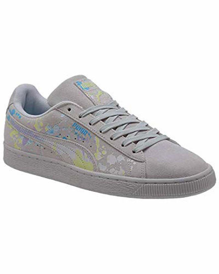 Picture of PUMA Womens Classic X Chapter ll Suede Low Top Lace Up, Multicolor, Size 12.0 - Size: 12