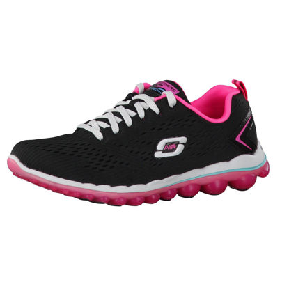 Picture of Skechers Sport Women's Skech Air 2.0 Run High Fashion Sneaker, Black/Hot Pink, 6.5 Wide - Size: 6.5 Wide