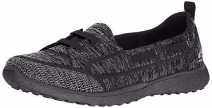 Picture of Skechers Women's Microburst Topnotch Sneaker Black/Black 7 Wide - Size: 7 Wide