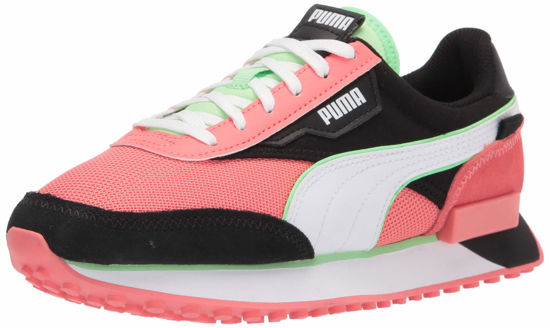 Picture of PUMA womens Future Rider Sneaker, Georgia Peach-puma White-puma Black, 5 US - Size: 5.5