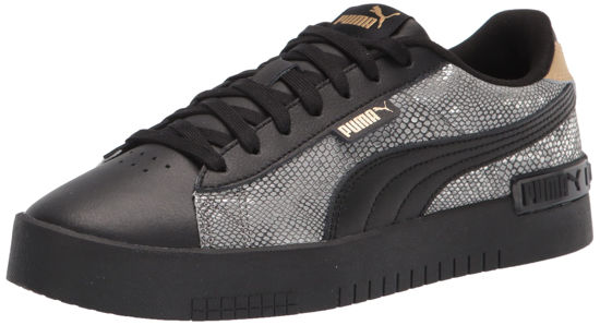 Picture of PUMA Women's Jada Sneaker, Snake Premium Team Gold-Black, 6.5 - Size: 6.5