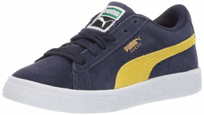 Picture of PUMA Mens Suede Classic Xxi Lace Up Sneakers Shoes Casual - Yellow - Size 6.5 M - Size: 6.5