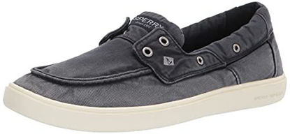 Picture of Sperry Men's Outer Banks 2-Eye Sneaker, Black Twill, 13 - Size: 13