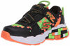 Picture of Skechers Kids Girls MEGA-Craft-CUBOTRONS Sneaker, Black/Orange, 3 Little Kid - Size: 3 Little Kid