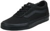 Picture of Vans Women's Low-Top Trainers Sneaker, Canvas Black Black, 6 - Size: 6