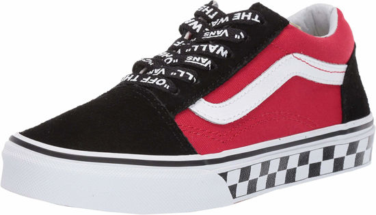 Picture of Vans Kids Logo Pop Old Skool Boy's Skate Shoes (13.5 US Little Kid) - Size: 13.5 Little Kid