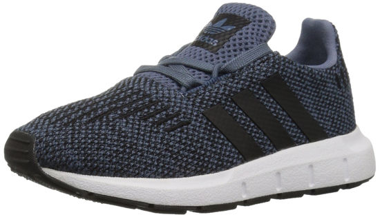 Picture of adidas Originals Boys' Swift I Running Shoe, raw Steel core Black, 6 M US Toddler - Size: 6 Toddler