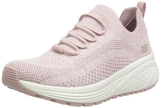 Picture of Skechers Bobs Sparrow Wind Chime Athletic Sneaker Womens Sneaker BM US BlushHeather - Size: 7.5