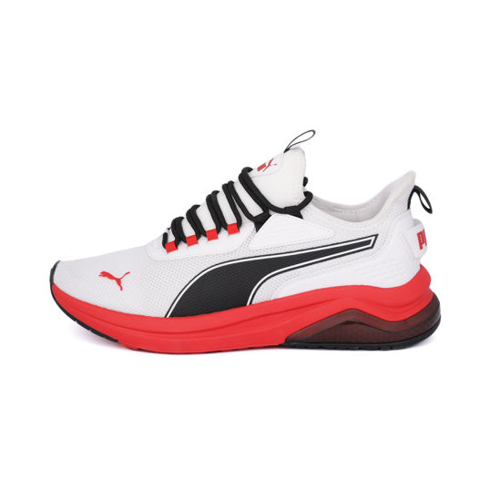 Picture of PUMA Men's Amplifier Sneaker, White Black Red, 8 - Size: 8