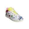 Picture of adidas Originals unisex-baby Stan Smith Elastic Primeblue White/Vivid Green/Scarlet 7.5K - Size: 7.5 Toddler