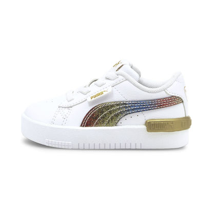 Picture of PUMA Kids Jada Slip On Sneaker, White Team Gold, 5 US Unisex Toddler - Size: 5 Toddler