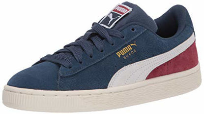 Picture of PUMA Unisex-Kid's Suede Classic Sneaker, Dark Denim-Burnt Russet, 1.5 M US Little Kid - Size: 1.5 Little Kid