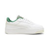 Picture of PUMA Women's Carina Street Sneaker, White-Sugared Almond-Archive Green, 10 - Size: 10