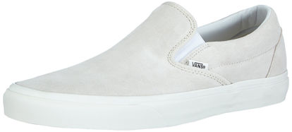 Picture of Vans Mens Slip ON Tumble White Size 3.5 - Size: 5 Women/3.5 Men